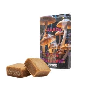 magic mushroom 2 pack hero caramel fudge