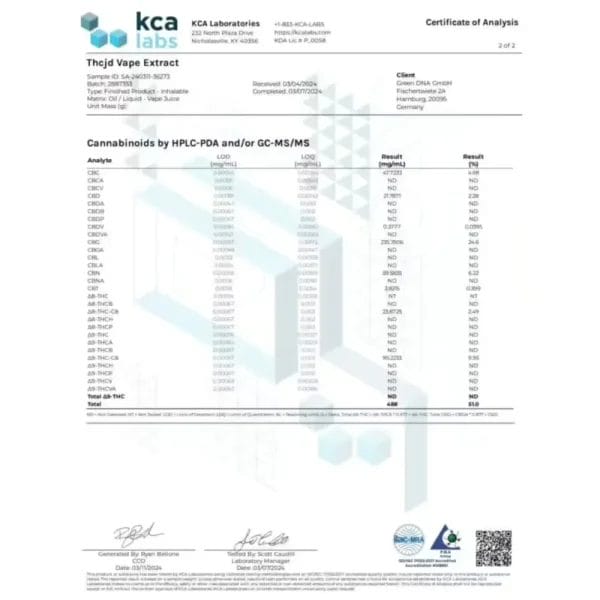 thc jd hash lab test 1